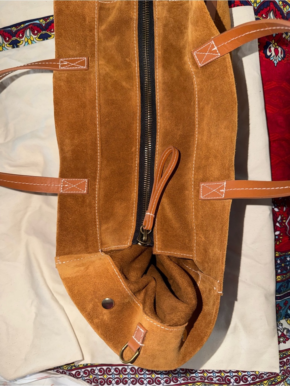Parker Thatch Caramel Suede Belted Mimi Excellent used condition - Picture 9 of 14